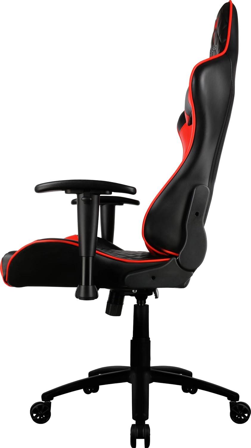 Cadeira Gamer Profissional TGC12 Preta/Vermelha THUNDERX3
