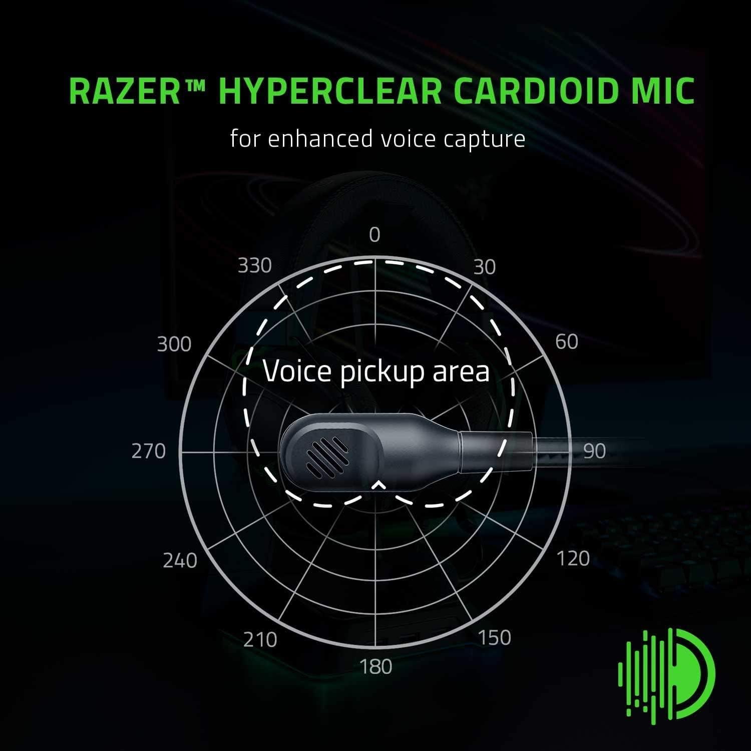 Headset Gamer Razer Blackshark V2 X P2, Preto