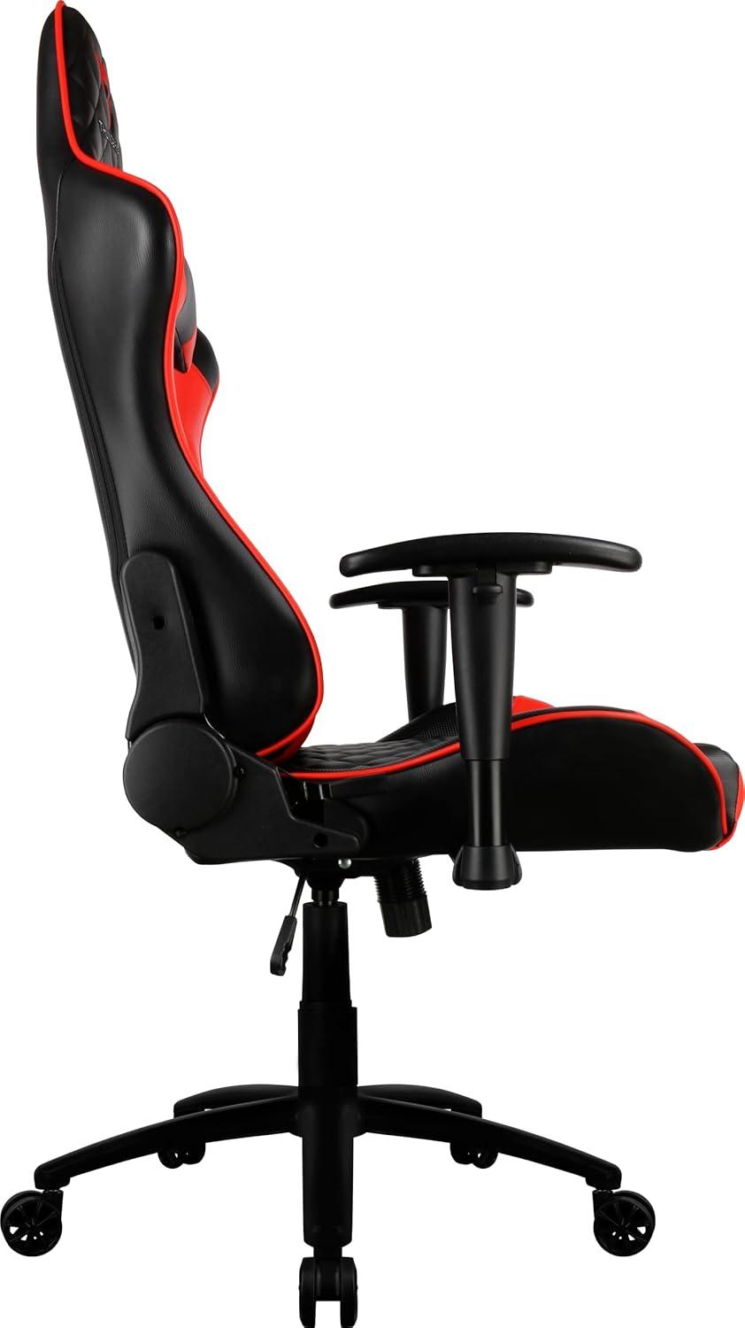 Cadeira Gamer Profissional TGC12 Preta/Vermelha THUNDERX3