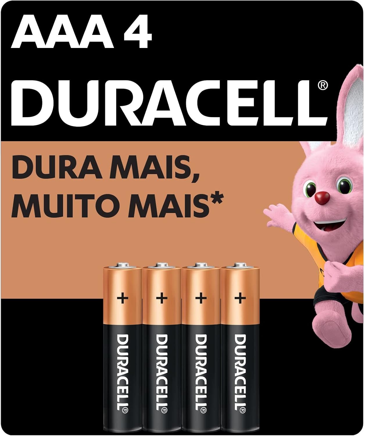 Duracell Pilha Alcalina Aaa Palito Duracell Com 4 Unidades