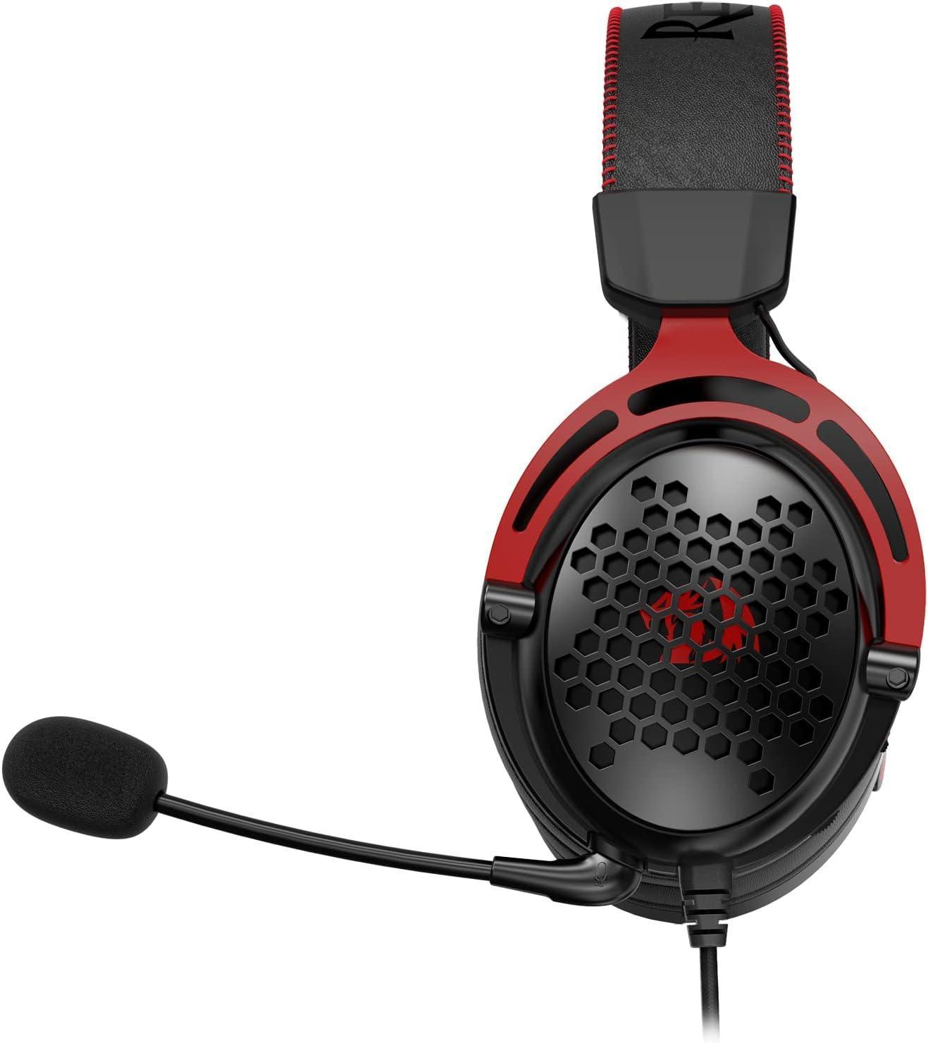 Headset Gamer Redragon Diomedes Preto, Áudio 7.1, Conector 3.5mm - H388