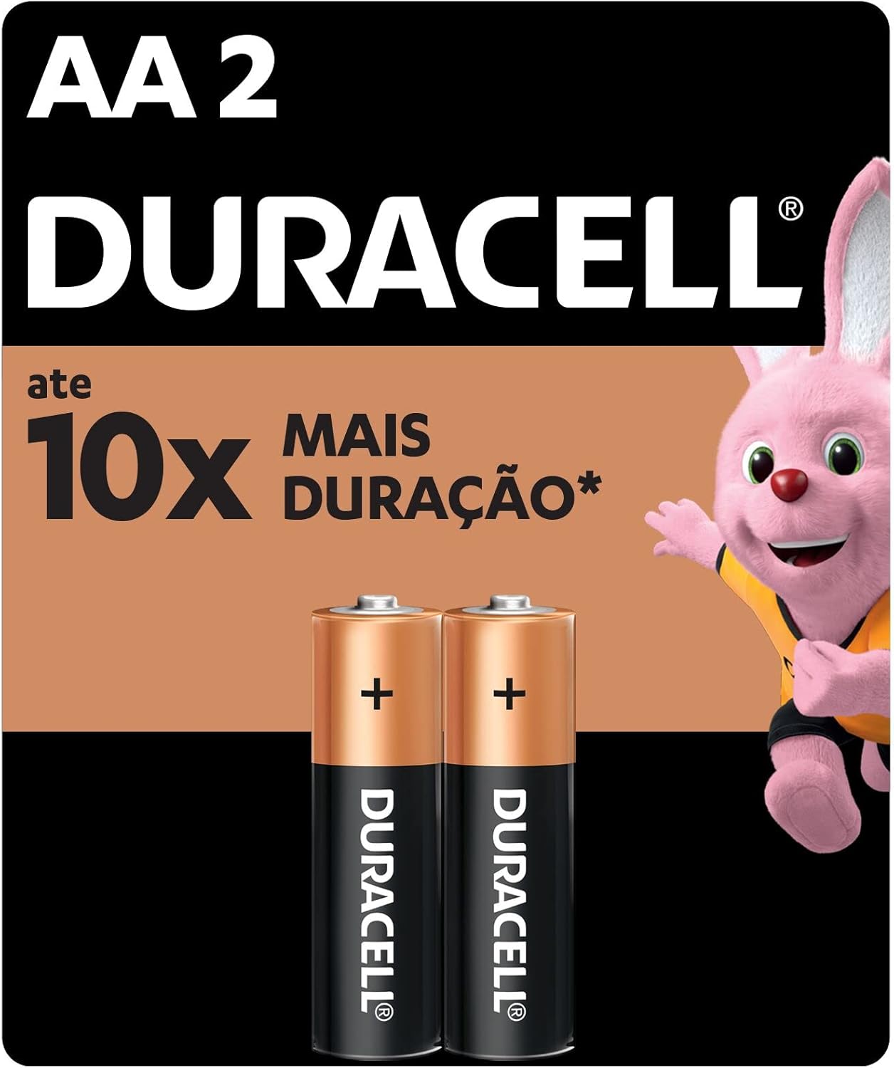 Pilha Alcalina Aa Pequena Duracell Com 2 UND Duracell