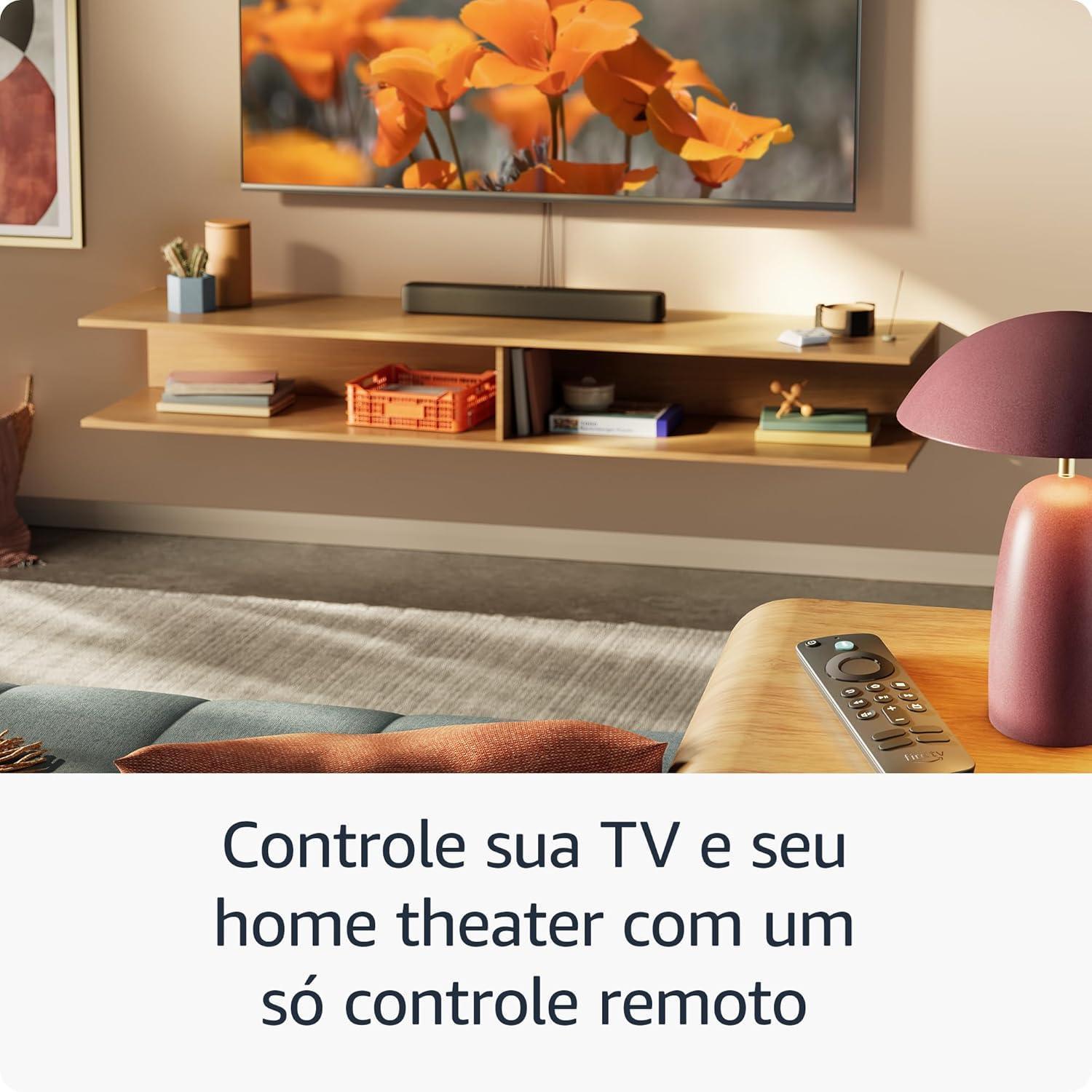 Fire TV Stick HD | Com controle remoto por voz com Alexa (inclui comandos de TV), controles de casa inteligente e streaming em HD