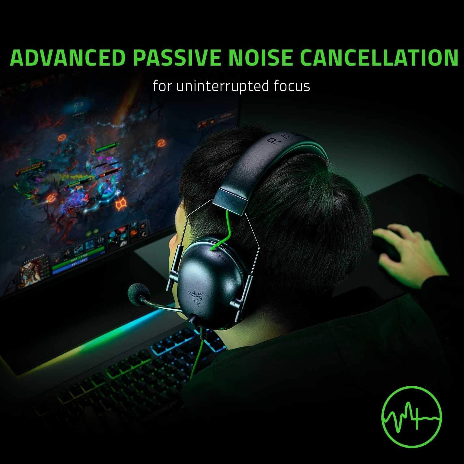 Headset Gamer Razer Blackshark V2 X P2, Preto