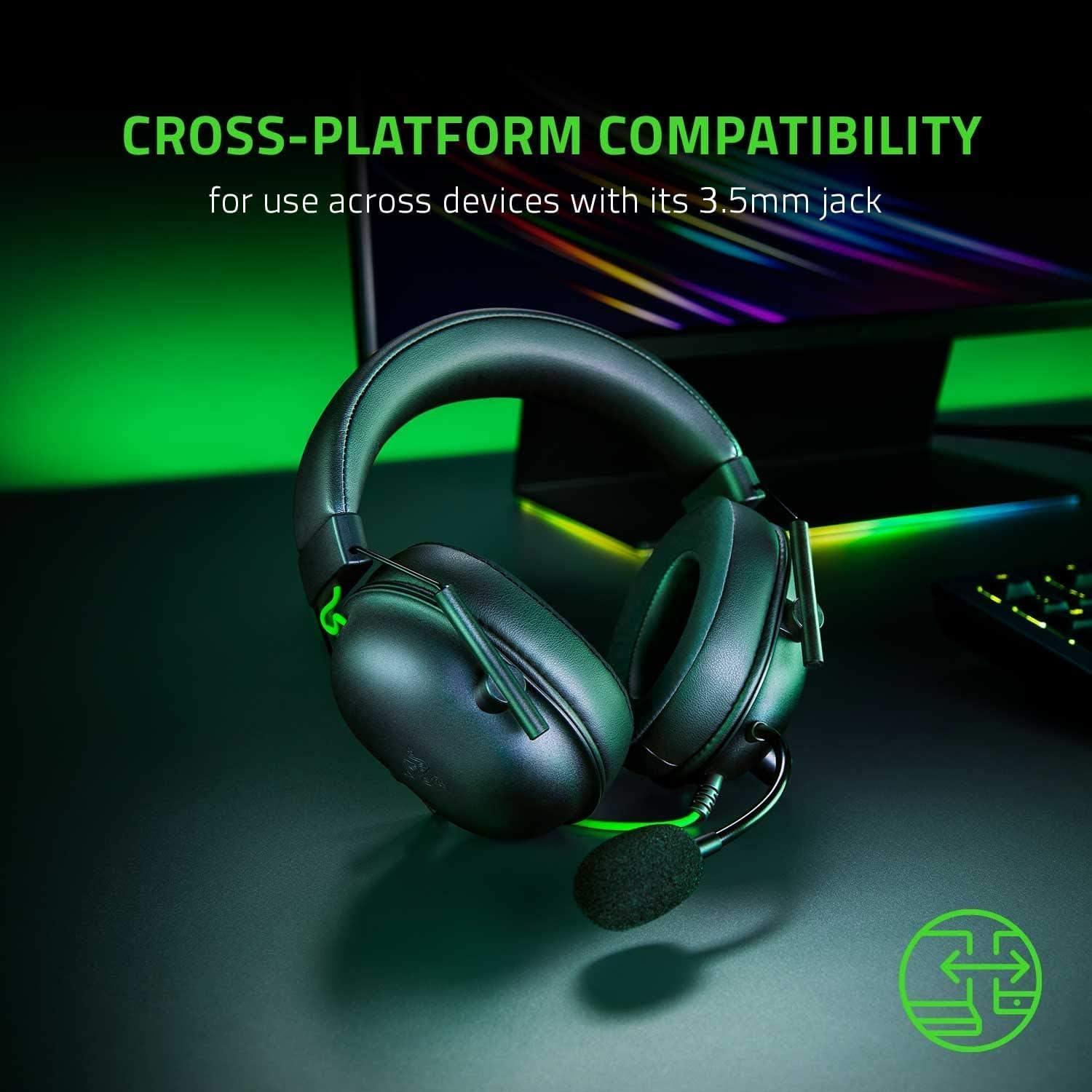 Headset Gamer Razer Blackshark V2 X P2, Preto