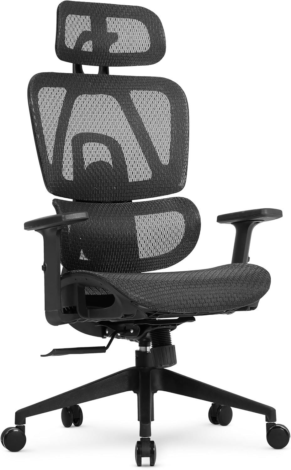 Cadeira Escritório Ergonomica DT3 Valor com revestimento Mesh Vidartex, apoio de cabeça 2D,braços 1D,ajuste na altura do encosto,suporta até 120kg e altura máx. de 1,90m