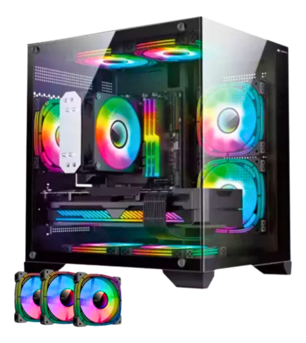 Pc Gamer Amd Ryzen 7 5700x 32gb Watercooler 1tb Rtx 4060 8gb