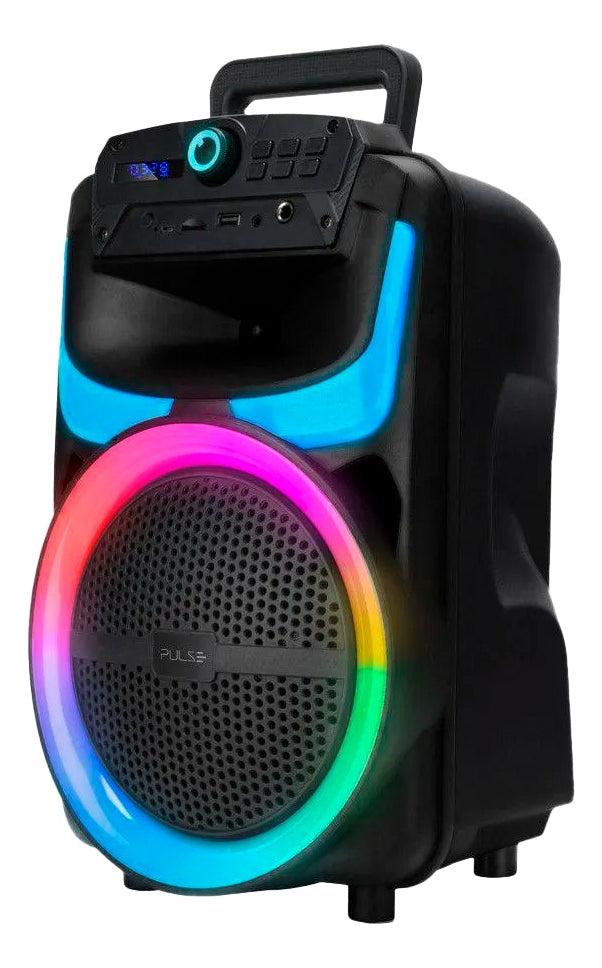 Caixa de Som Bluetooth Karaokê Pulse SP402E Gamer 250W RMS Cor Preto