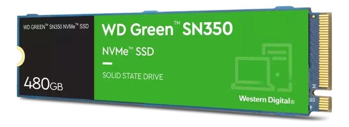 Ssd Western Digital Wd Green Sn350 Wds480g2g0c 480gb Verde
