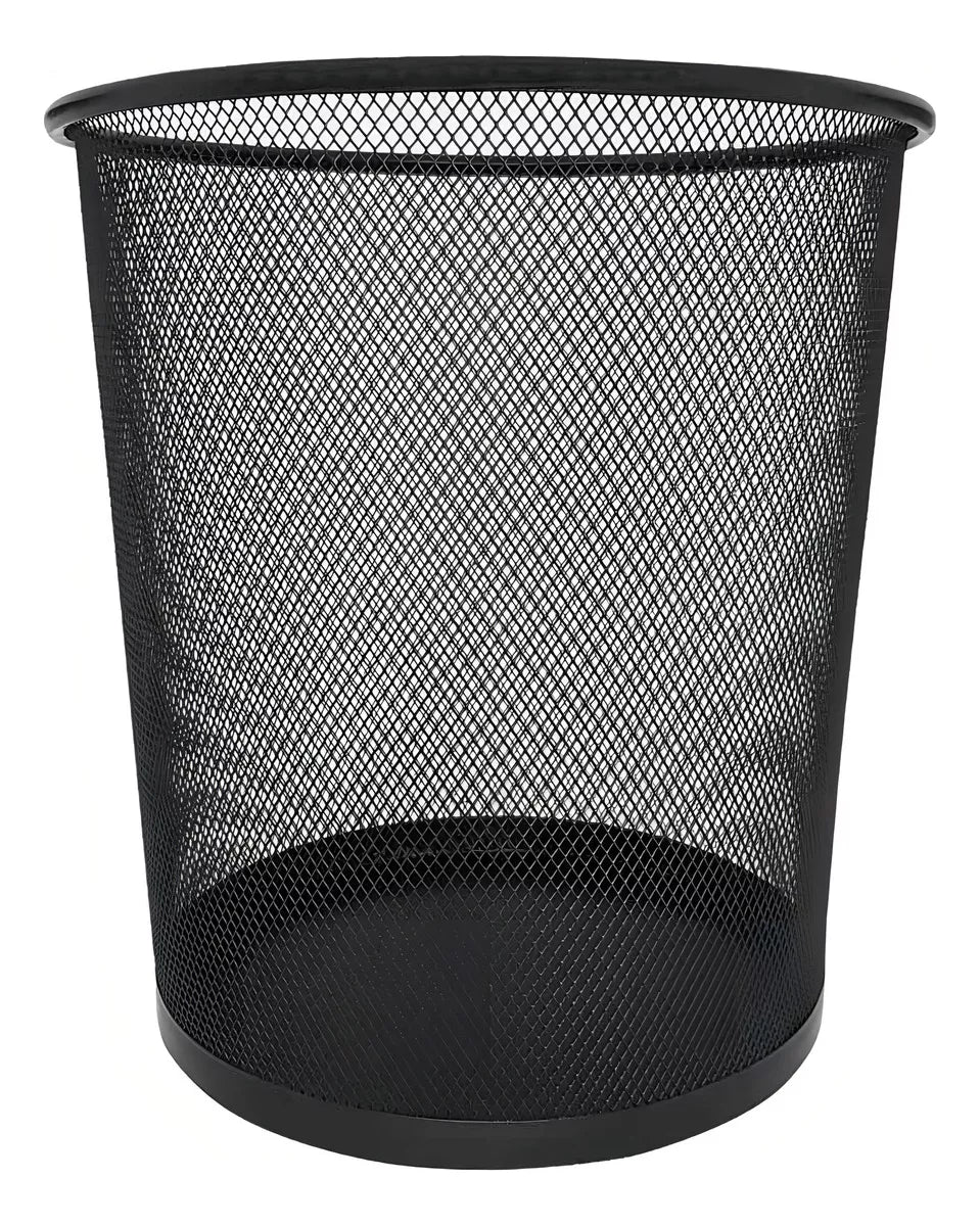 CESTO ARAMADO 13 LITROS 29X35CM PRETO