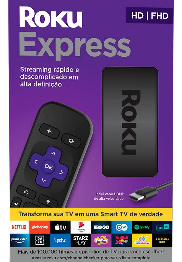 Roku Express 3960 padrão Full HD preto com 512MB de memória RAM