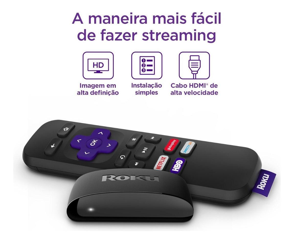 Roku Express 3960 padrão Full HD preto com 512MB de memória RAM