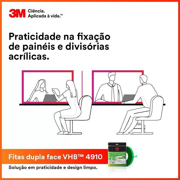 Fita Dupla Face 3m 12mm X 20m Vhb 4910
