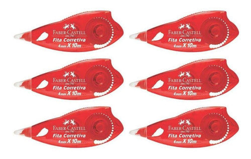 Corretivo Fita Corretiva Faber-castell 4mmx10m Cx C/6 Unid