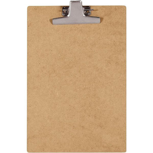 Prancheta hdf of 23x34 prendedor metal - Souza (cx.c/12)