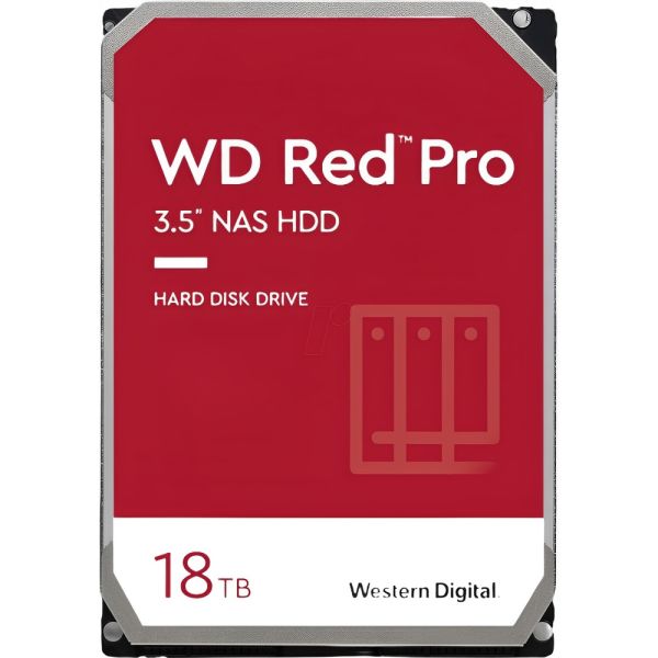 Disco Rígido Interno 18TB Western Digital WD Red Pro Nas
