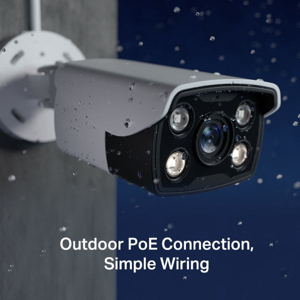 Camera Ip Cftv Poe Bullet Externa Colorida 3Mp Vigi C330 4Mm