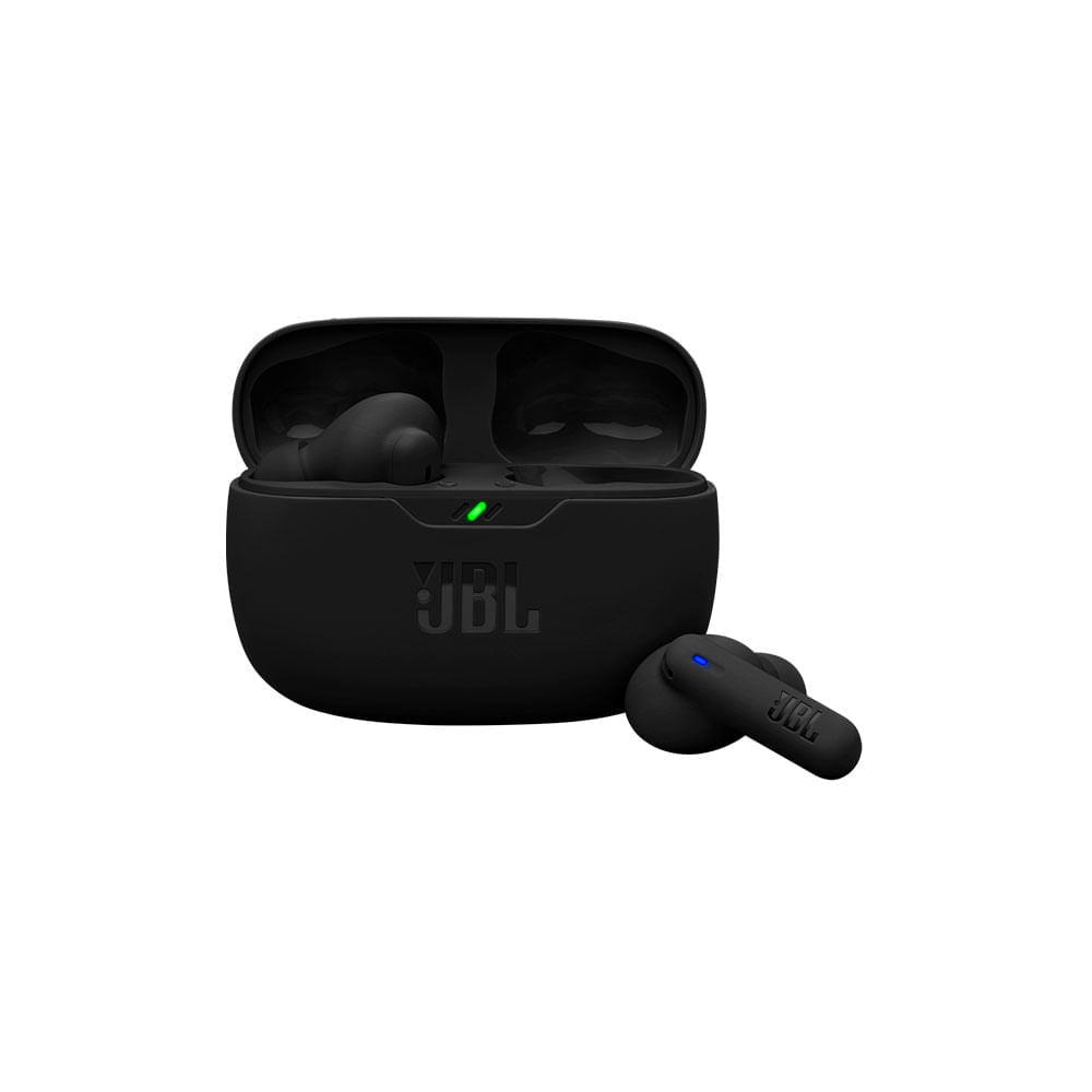 Fones de ouvido, JBL Intra Auricular, Wave Beam 2, sem fio com cancelamento de ruído  Preto