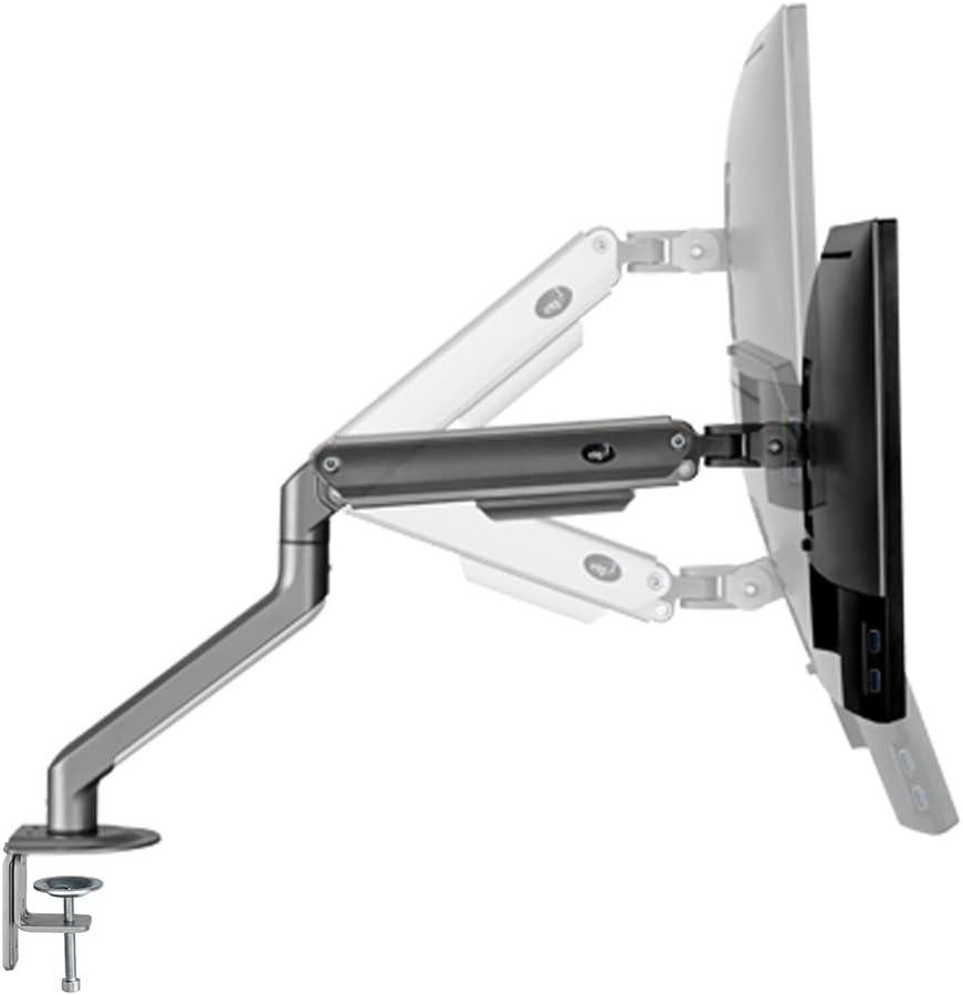 Suporte Multiarticulado de Mesa com Moderno Sistema de Molas para Monitores de 17"a 35"até 9Kg Cinza Escuro- F82SP ELG