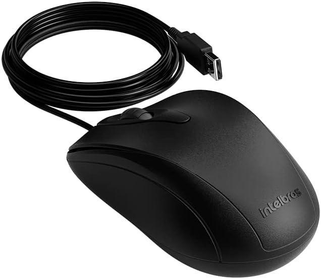 Mouse Com Fio MCI 10 Preto Intelbras