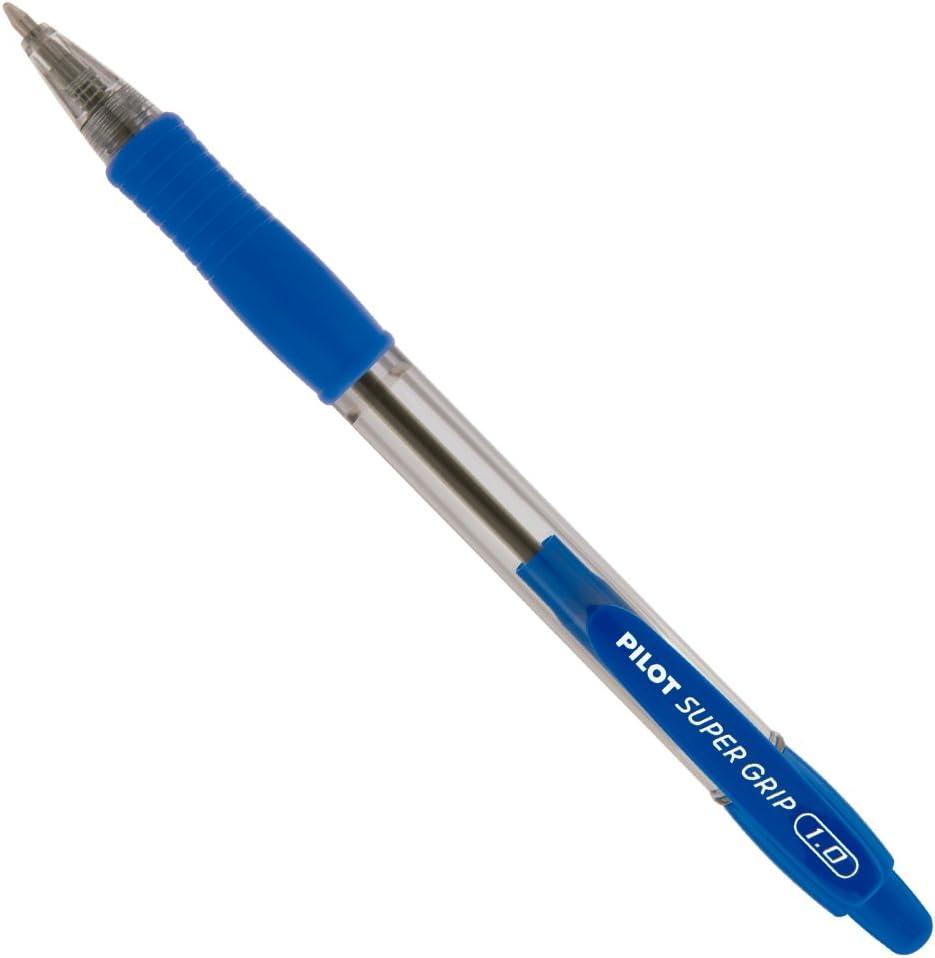 Caneta Esferográfica Azul Pilot Super Grip 1.0