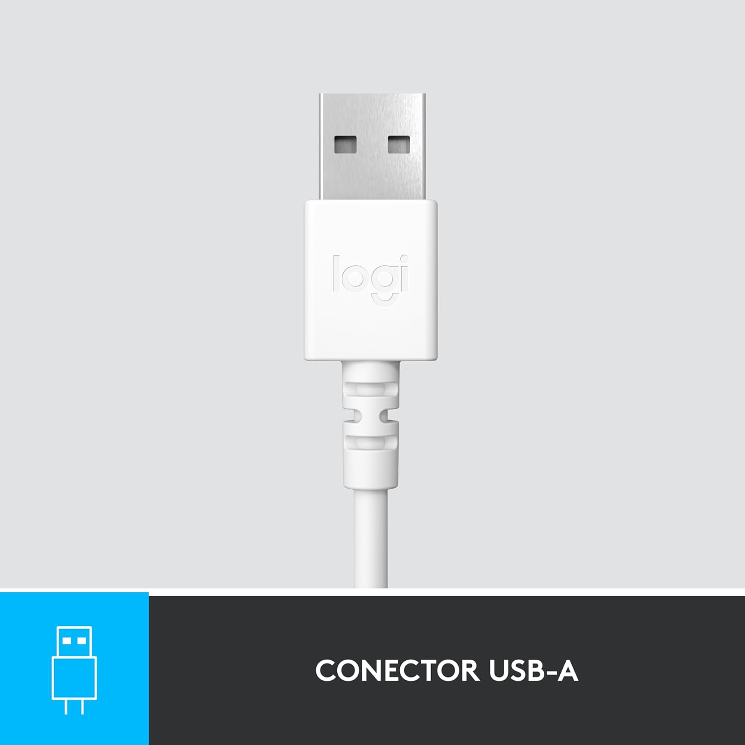 Headset com fio USB Logitech H390 com Almofadas Confortáveis, Controles de Áudio Integrado e Microfone com Redução de Ruído - Preto