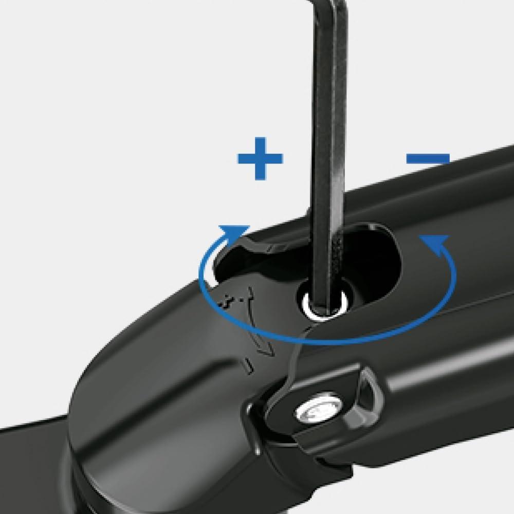 ELG, F90USB, Suporte Ergonômico Articulado de Mesa c/Pistão a Gás para Monitores de 17'' a 35'', Carga de 2kg a 9kg, Com 2 Portas USB, Preto