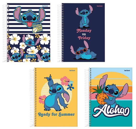 Caderno Stitch Esp. Univ 1m Cd 80fls Starschool