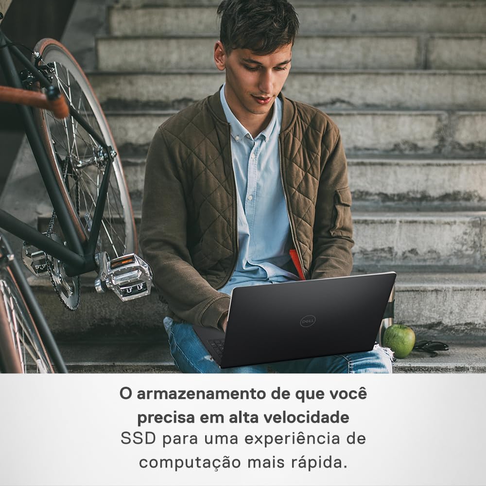 Notebook Dell Inspiron I15-I120K-A15P 15.6" Full HD 12ª Geração Intel Core i3 8GB 512GB SSD Windows 11 Preto