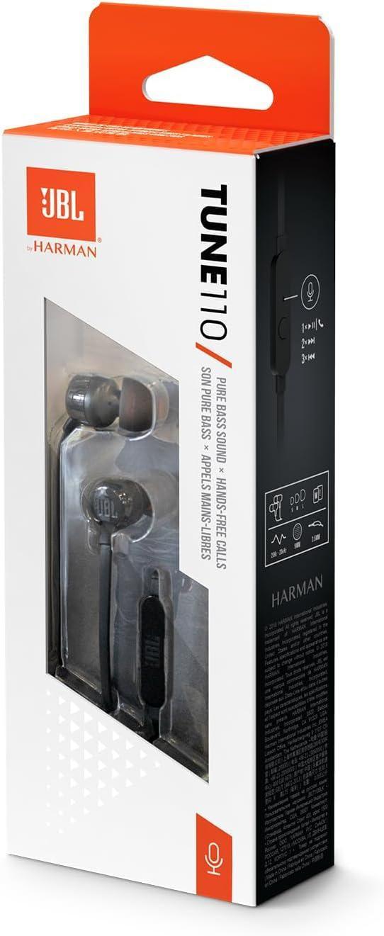 JBL, Fone de Ouvido in Ear T110 - Preto