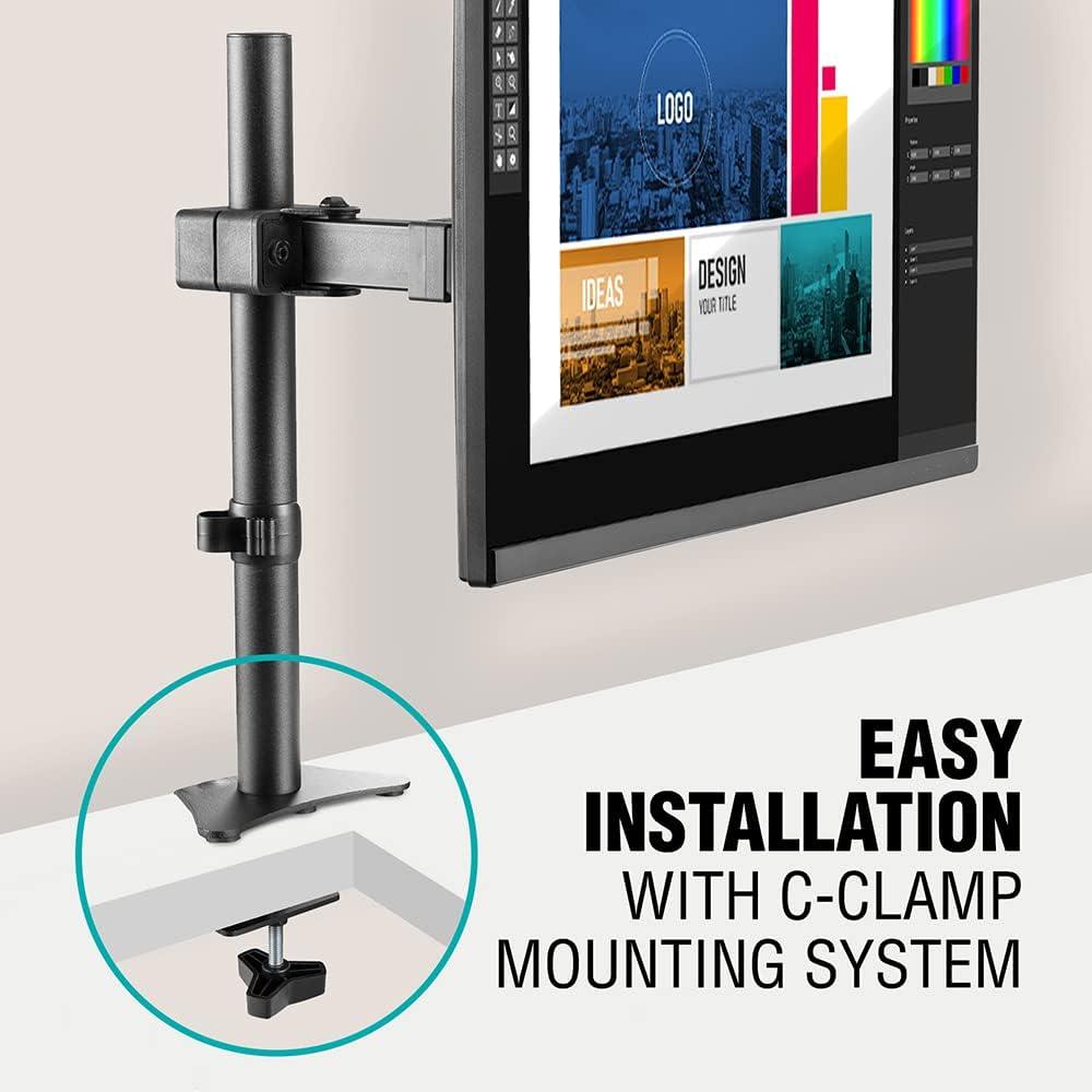 ELG, F50N, Suporte Articulado de Mesa para Monitores de 17” a 34”