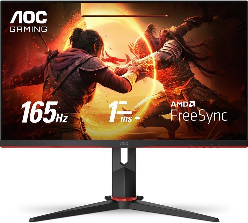 Monitor Gamer AOC Hero 27" 165Hz 1ms Ajuste de Altura 27G2S/BK