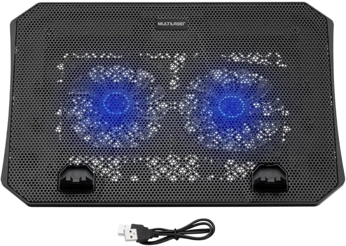 Base Cooler Dual Fan para Notebook Multilaser - AC392