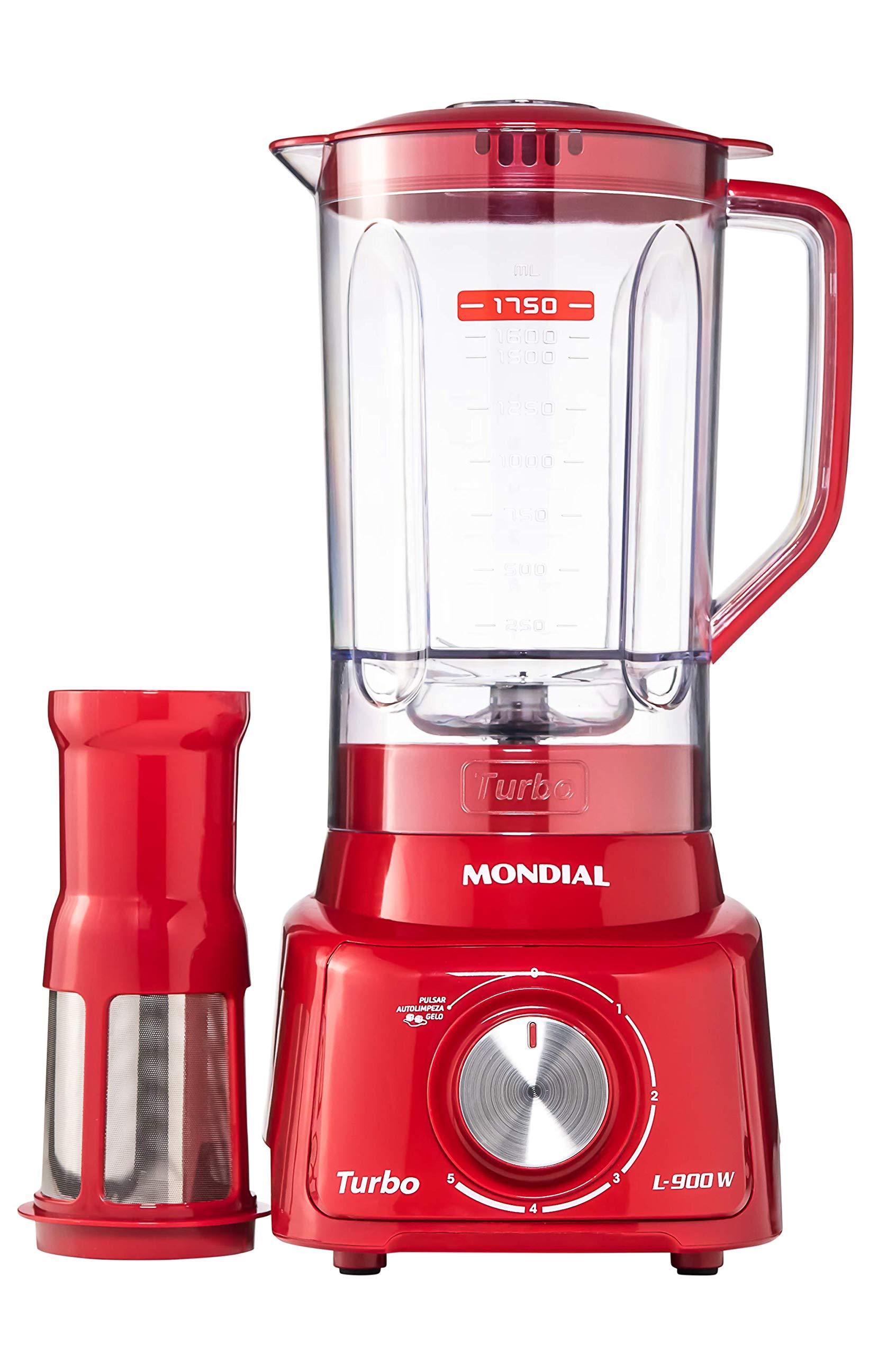 Liquidificador Turbo Full, Mondial, Preto, 900W, 110V - L-900 FB