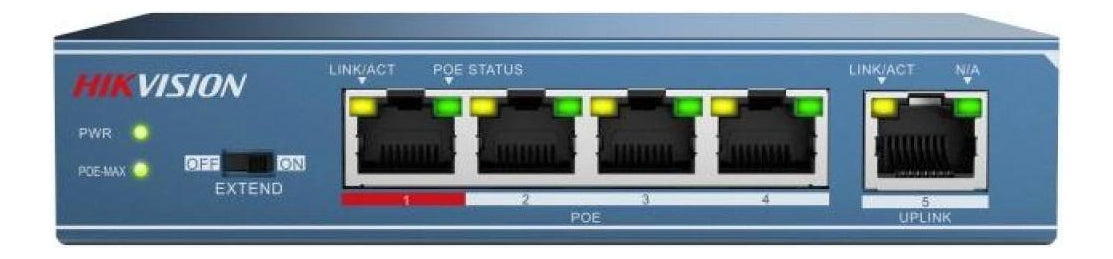 Switch Hikvision DS-3E0105P-E/M PPOE