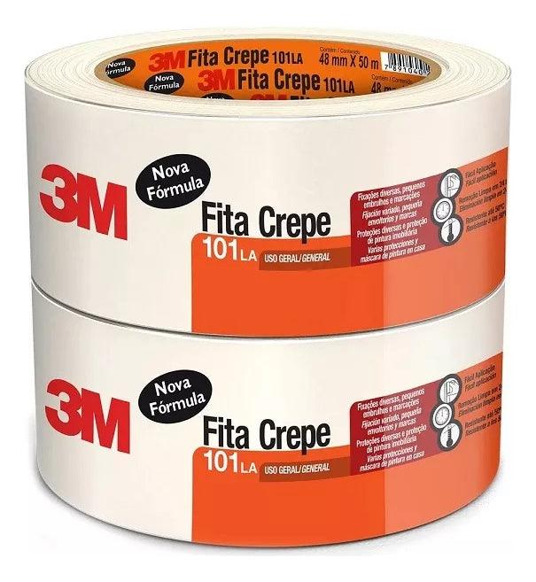 Kit 2 fitas crepe 3M 101LA 48mm X 45m