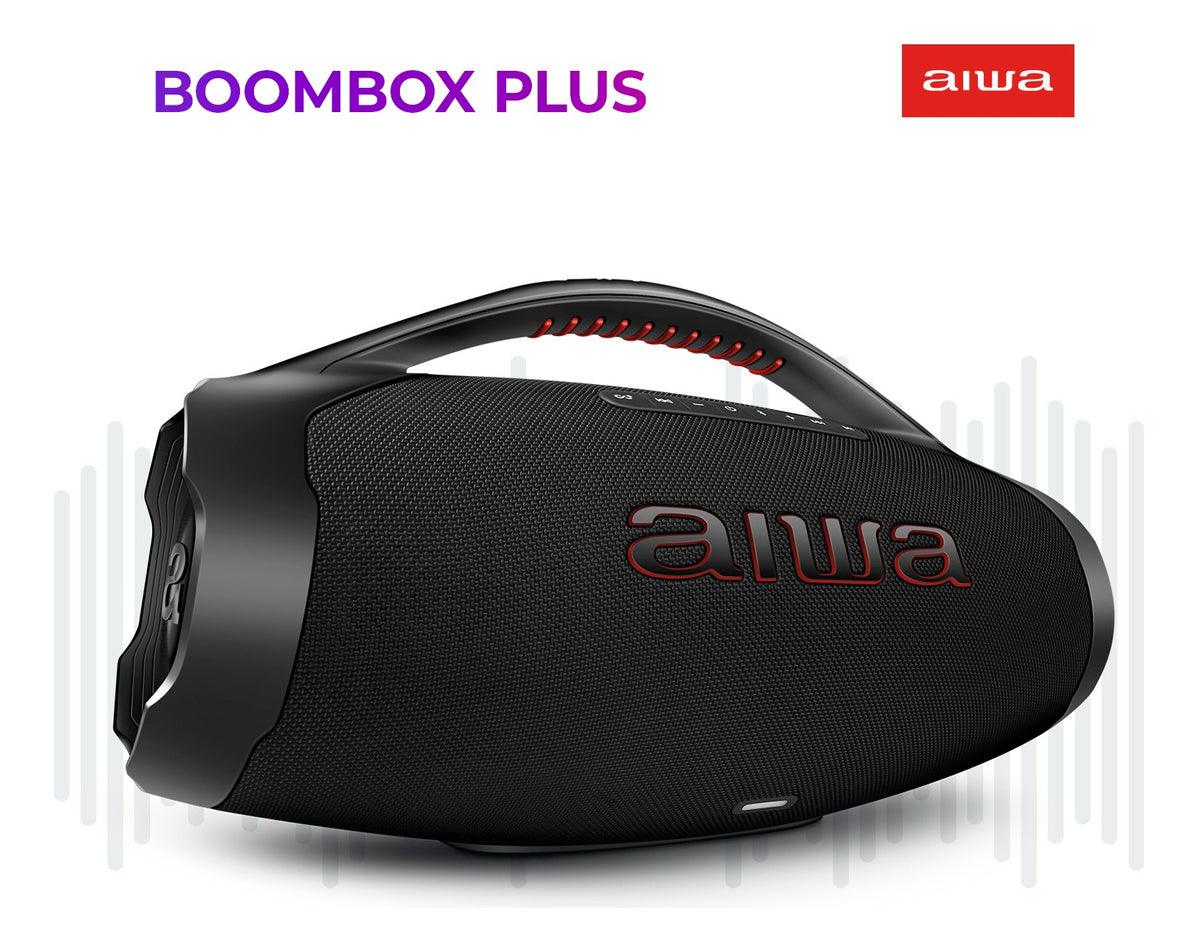 Caixa De Som Boombox Aiwa AWS-BBS-01B 200w IP66 30hs De Bateria Preto