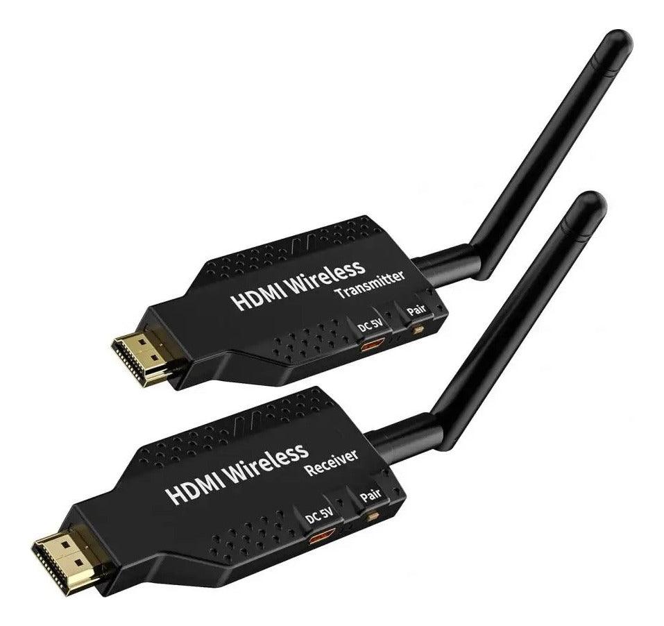 Kit Transmissor Receptor Hdmi Sem Fio Wireless 1080p C/ Nf