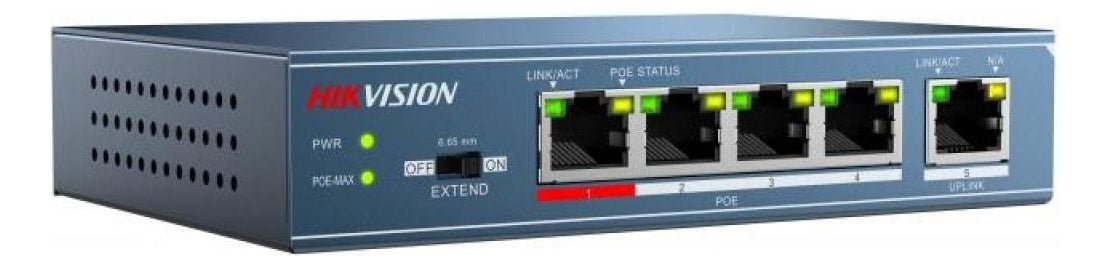 Switch Hikvision DS-3E0105P-E/M PPOE