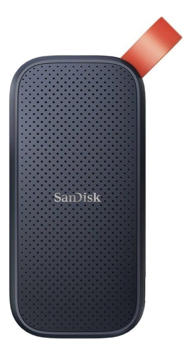 SSD Externo Portátil 1TB Interface USB 3.2 SanDisk SDSSDE30-1T00 Velocidade de Leitura Até 800MB/s Preto