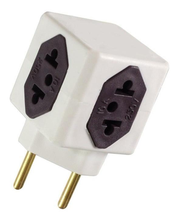Adaptador Tomada Elétrico  Benjamim Cubo