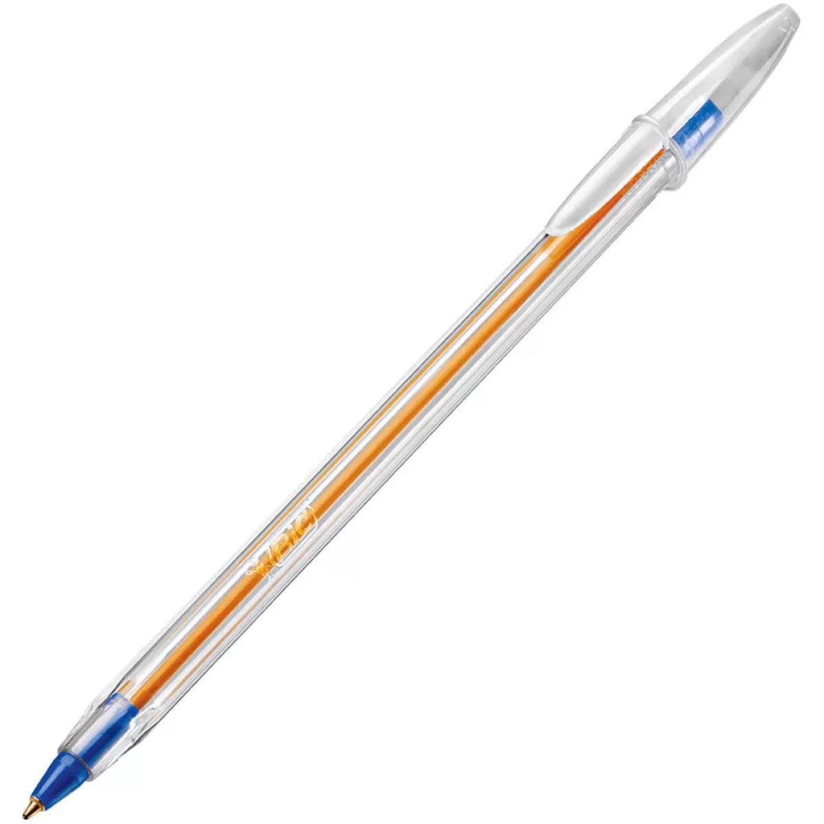 Caneta Bic Cristal Precisão 0.8mm Azul Caixa C/ 50 Cor do exterior Transparente