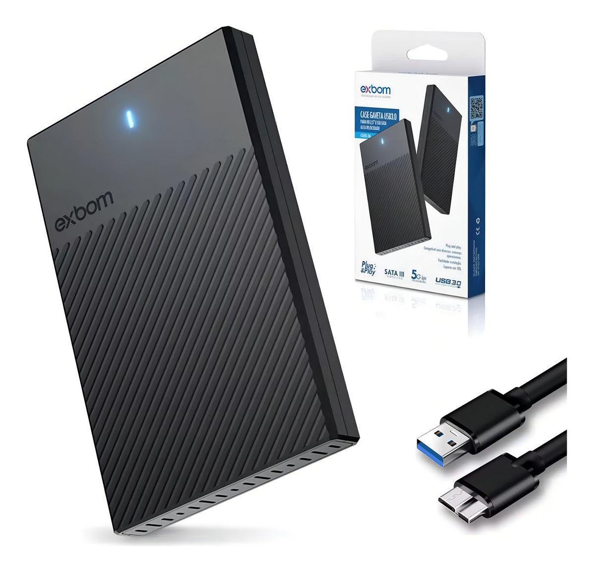 Disco rígido externo Exbom HDD USB 3.0 1TB Portátil Usb 3.0 Para Notebook Ps4 Ps5 Xbox One E Series Windows