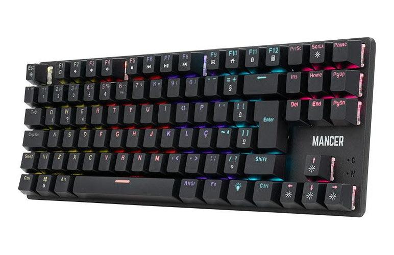 Teclado Mecanico Gamer Mancer Shade Mk2, Rainbow S/ Huano Bu