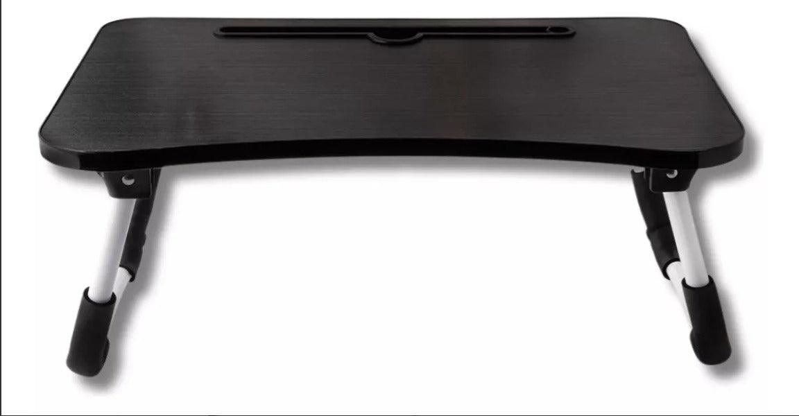 Mesa Dobrável Portátil P/ Notebook Home Office Cama Refeição Cor Preto