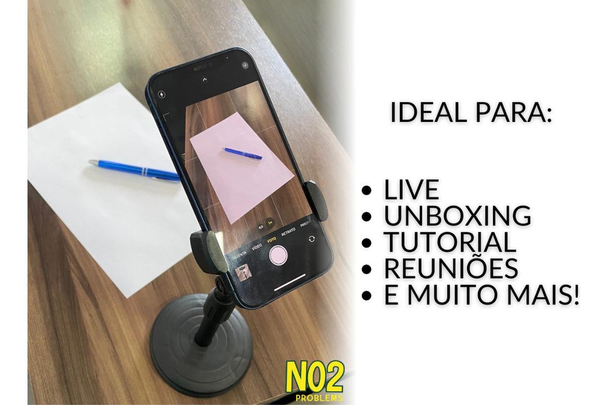 Suporte Tripé Celular Smartphone Mesa Portátil Selfie 360º