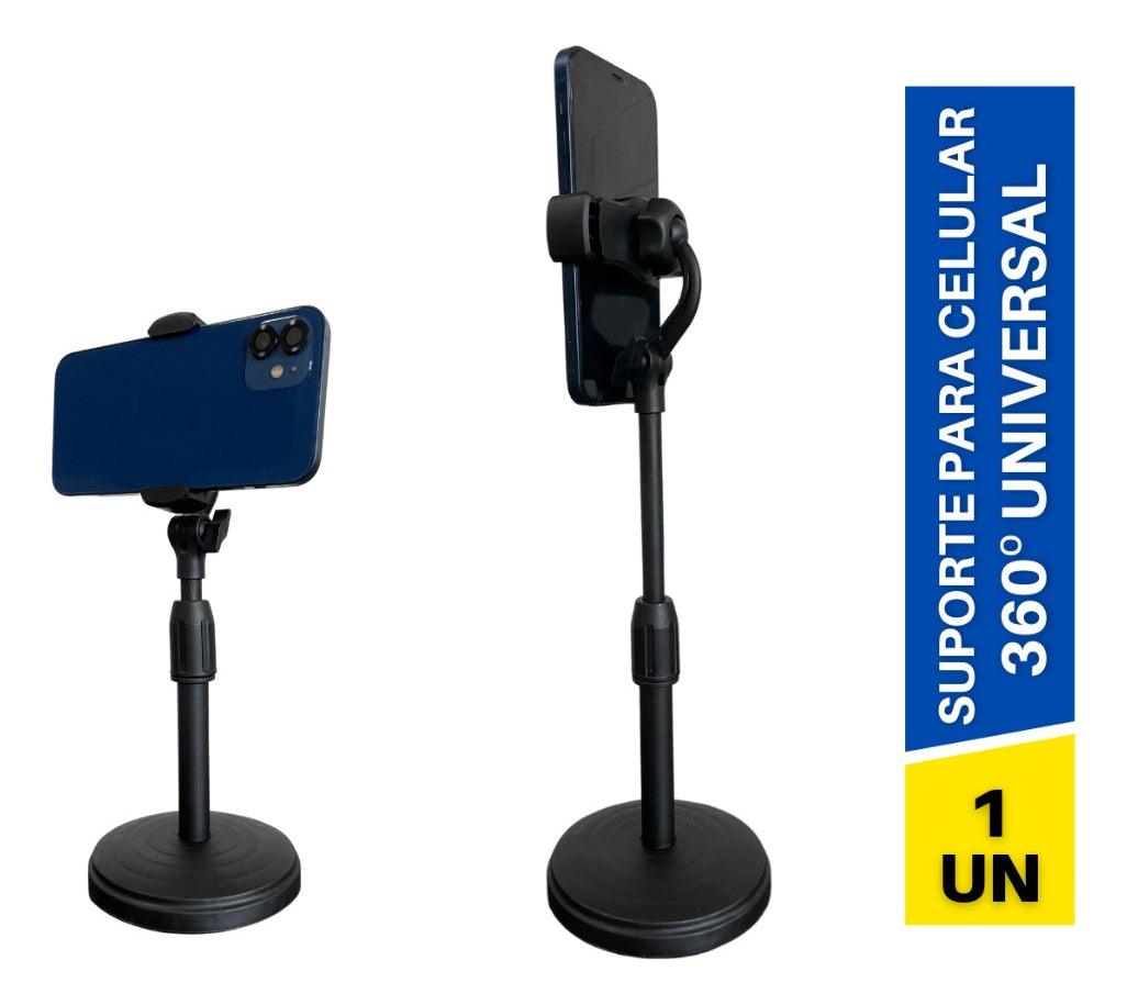 Suporte Tripé Celular Smartphone Mesa Portátil Selfie 360º