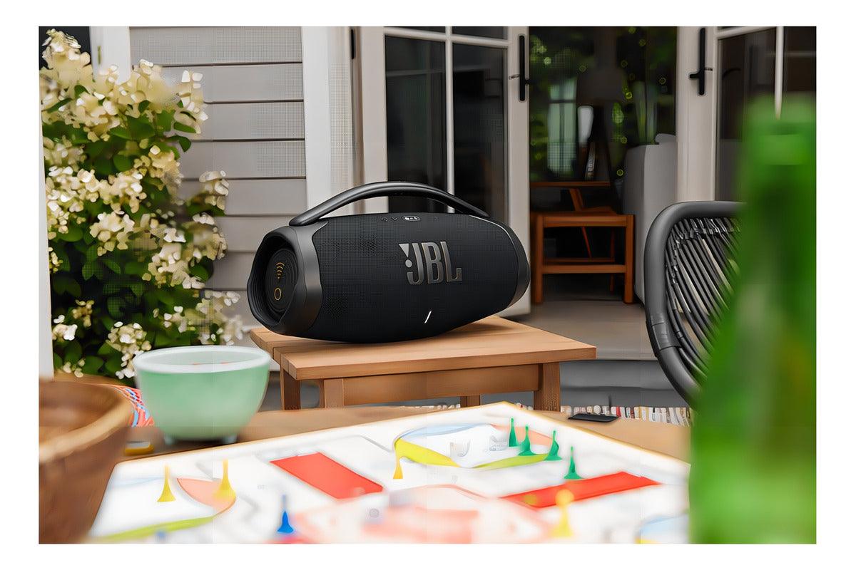 Caixa De Som Bluetooth Jbl Boombox 3 Wifi Preta 80w Cor Preto