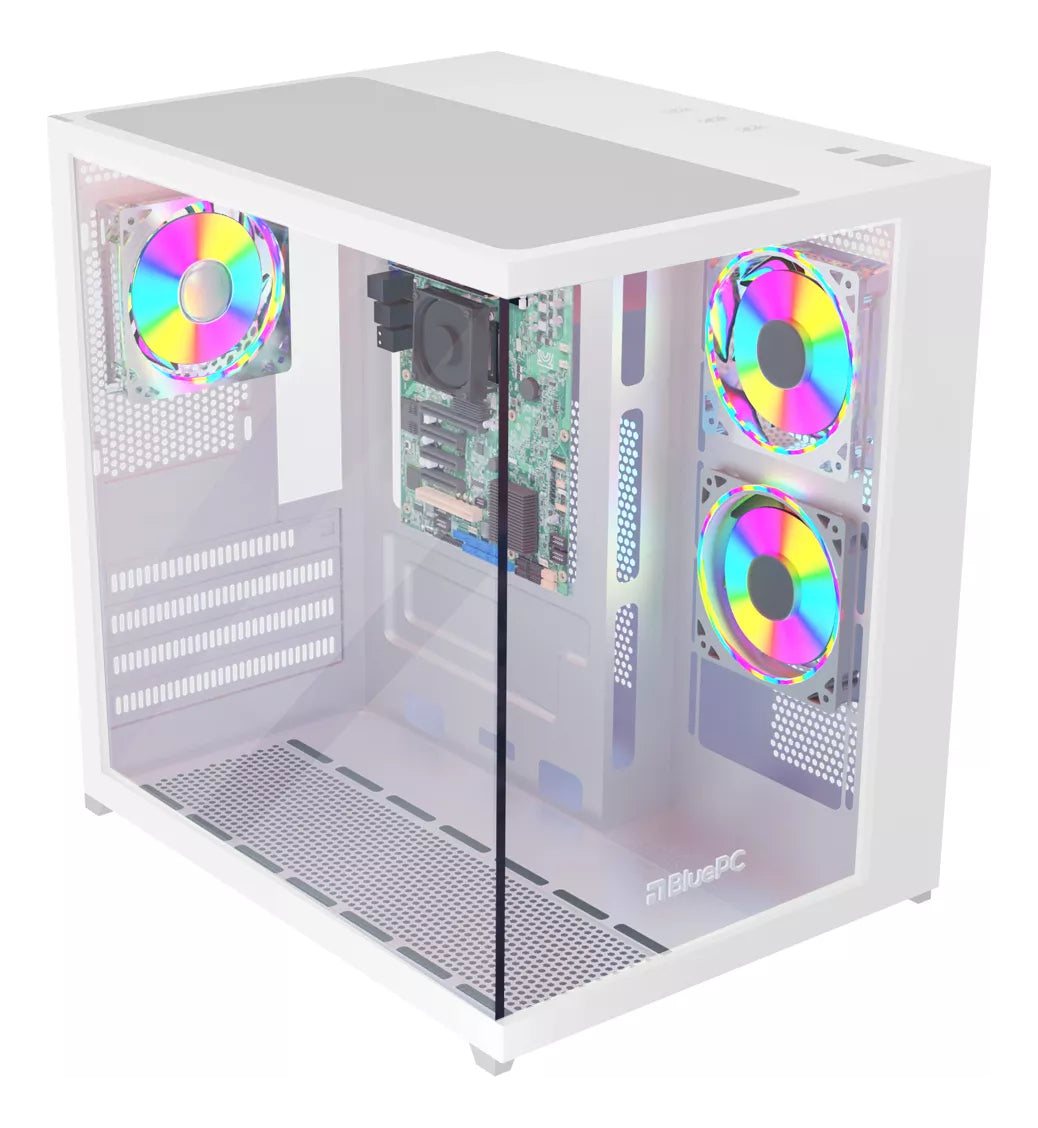 Pc Gamer Amd Ryzen 5 5600gt 16gb Ddr4 Ssd 480gb Gab Branco - Fonte 500w