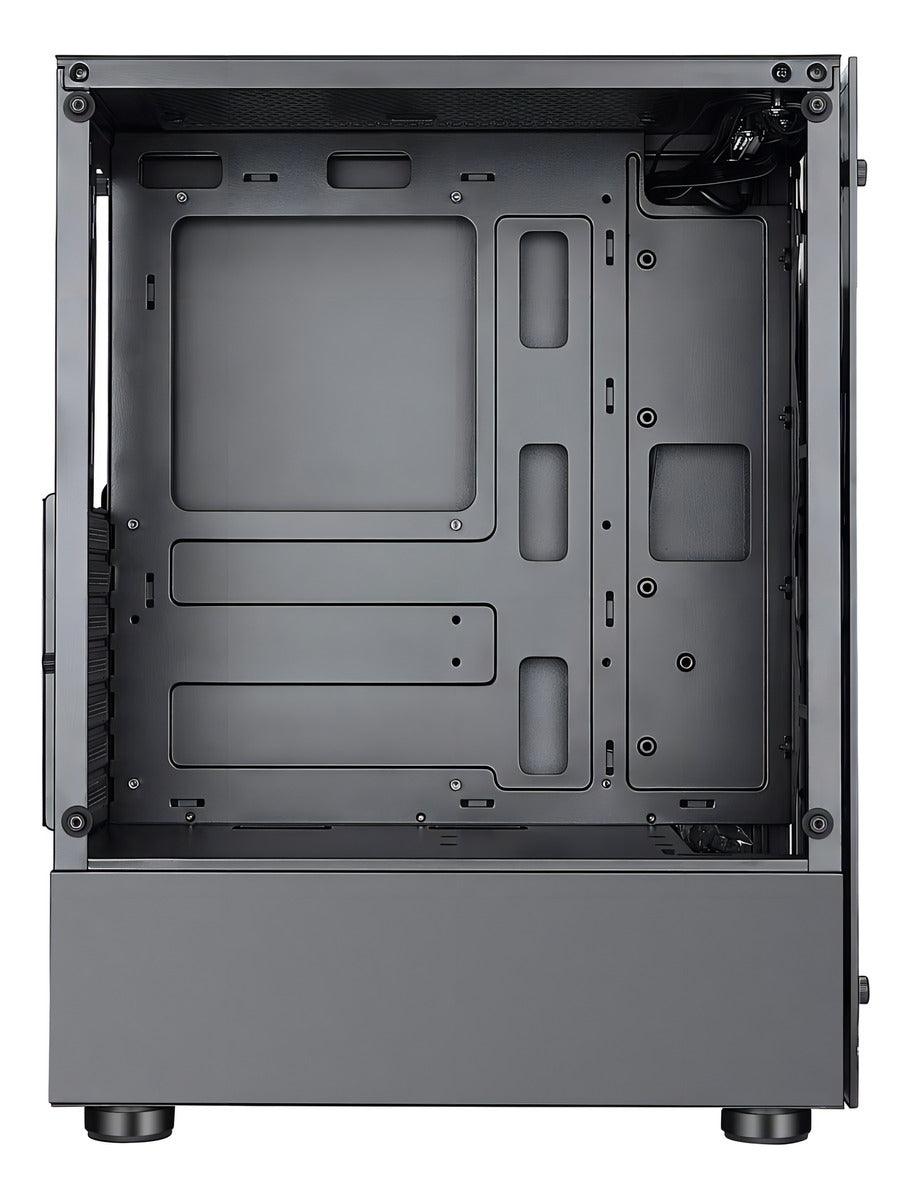 Gabinete Gamer | Rise Mode | Glass 06 Black | S/fan Cor Preto